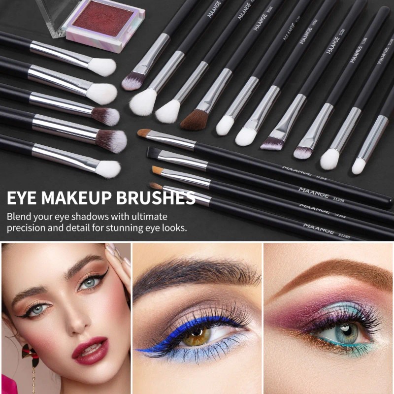 Brochas De Maquillaje Kit 30 Pcs Para Maquillaje Profesional Color