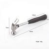 4oz Small Curved Steel Head Fiberglass Shaft Short Hammer