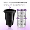 2 Stainless Steel Reusable K Cups with Replacement Pod Holder