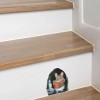 3D Wall Sticker Realistic Mouse Decal Miniature Mouse Hole Home
