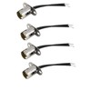 Bstenky 4Pcs BAY15D 1157 LED Light Bulb Socket, Car Lamp
