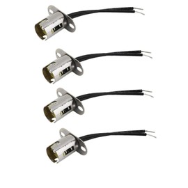 Bstenky 4Pcs BAY15D 1157 LED Light Bulb Socket, Car Lamp Holder Socket Assembly for Car and Truck Tail Light