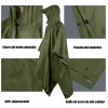 Chubasquero Impermeable Portátil Con Manga Con Capucha