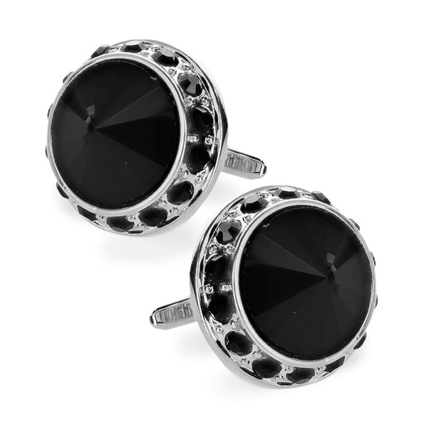 Large Bling Color Stone Cuff Links for Men – Tuxedo