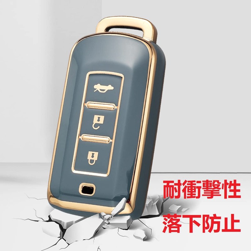 YANMW Key Case Compatible Mitsubishi Delica D5 Outlander PHEV ek