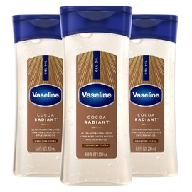 Vaseline Intensive Care Body Gel Oil Cocoa Radiant 6.8 oz, Pack of 3