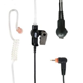 Radio Earpiece, ARC T21095 1-Wire Acoustic Tube Lapel Mic, Compatible with Motorola Wave TLK 100 SL300 SL7550 SL4000 SL4010 SL500 PMLN7156A PMLN7158A PMLN7157A PMLN7159A PMLN7189A