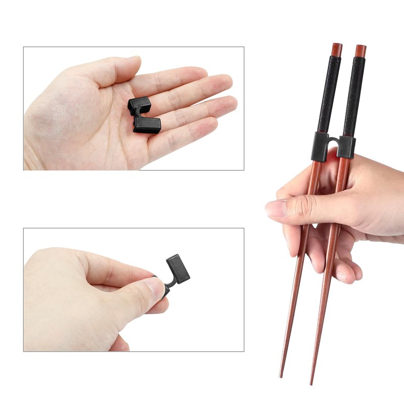 Uenhoy 5 Pcs Resuable Chopstick Helpers Chopsticks Training Connectors for