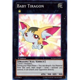 YU-GI-OH! - Baby Tiragon (NUMH-EN051) - Number Hunters - Unlimited Edition - Super Rare