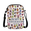 TSOTMO Burger Merch Crossbody Bag Burger Cartoon Gift Bob Fans
