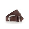 MUSTANG Women's Genuine Leather Belt, Cognac