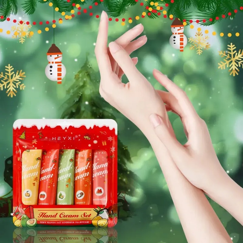\set De Regalo Navideño De Crema De Manos, 5 Unidades,