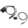 U94 PTT Adapter Cable Walkie Talkie Headset Adapter with Key