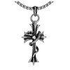 Rockyu Popular Brand Necklace for Men, Popular Cross Stainless Steel