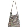 Meliyya Sequin Shopper Tote Bag Shoulder Bag Shiny Shoulder Bag