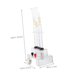 FUNOMOCYA Water Electrolysis Experiment Equipment Compact Learning Prop for Chemistry Demonstrations for Schools Universities and Labs Electrolysis Device for Educational