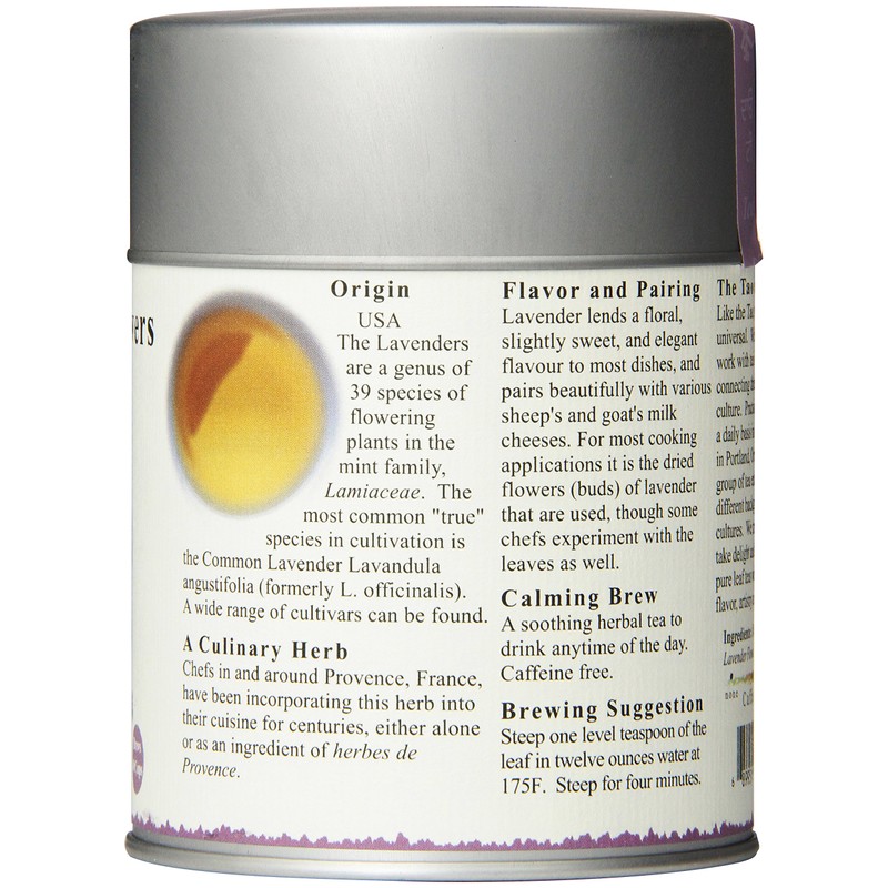 The Tao of Tea, Lavender Herbal Tea, Loose Leaf, 2.0