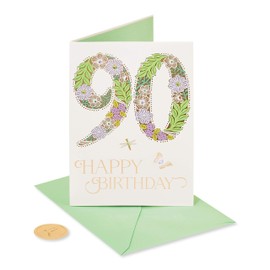 Papyrus 90th Birthday Card (Warm Memories)