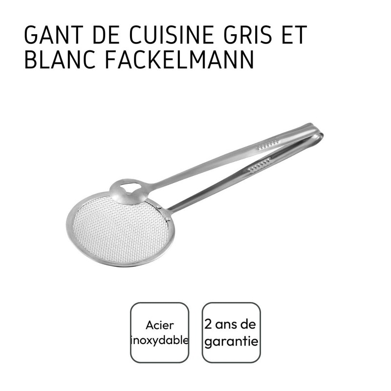 Zenker Fackelmann 42907 Frying Tongs with Skimmer 29 cm