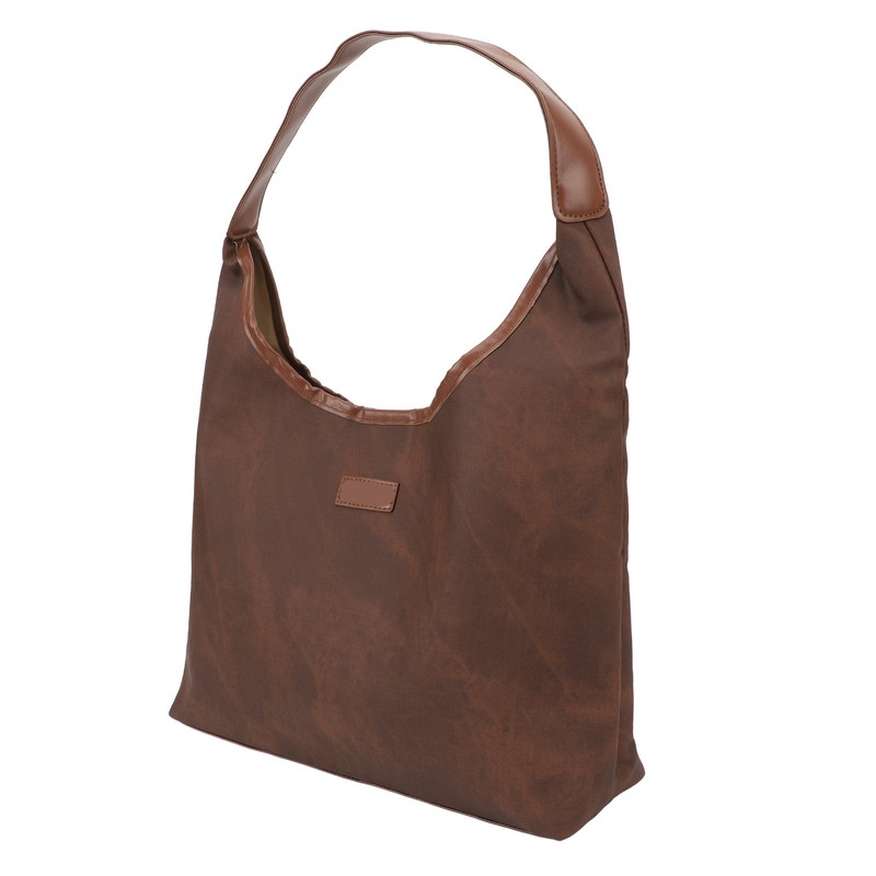 Shoulder Bag for Women Soft PU Leather Minimalistic Top Handle