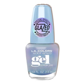L.A. COLORS Glazed Gel Polish, Glass Slippers CNL691W