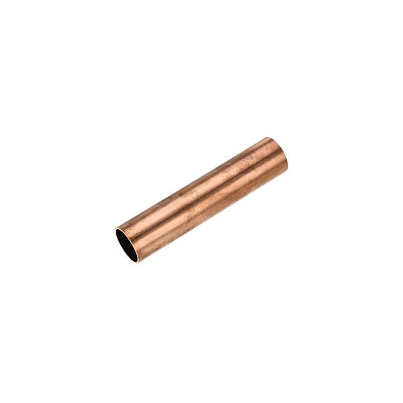 sourcing map Copper Round Tube, 22 mm OD 1 mm,