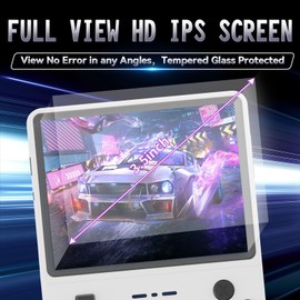 Hedlaoy R40S Pro Handheld Game Console,30000 HD Games Mini Retro Gaming Console,3.5-Inch IPS Screen,Built in 45 Emulators,256GB SD Card,3800mAh Battery