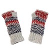 Freak Scene Arm Warmers - Knitted Wool - Black/Red, Black