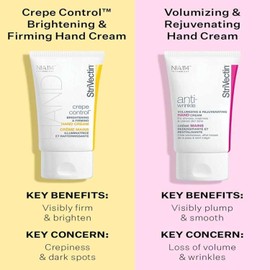 StriVectin Crema de Manos Iluminadora y Reafirmante Crepe Control para Piel Seca y Reducción de Arrugas, 59.99 mililitro