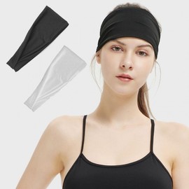 EA Headband Sports Yoga Pilates Fitness White 3ea