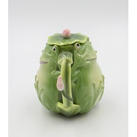 ATD Appletree 5-1/4-Inch Fairy Frog Porcelain Teapot