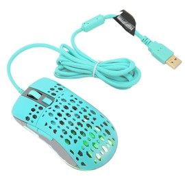 Mouse Adjustable DPI Speed RGB Backlight Ergonomic Beehive Shell Lightweight Gaming MouseUltramarine