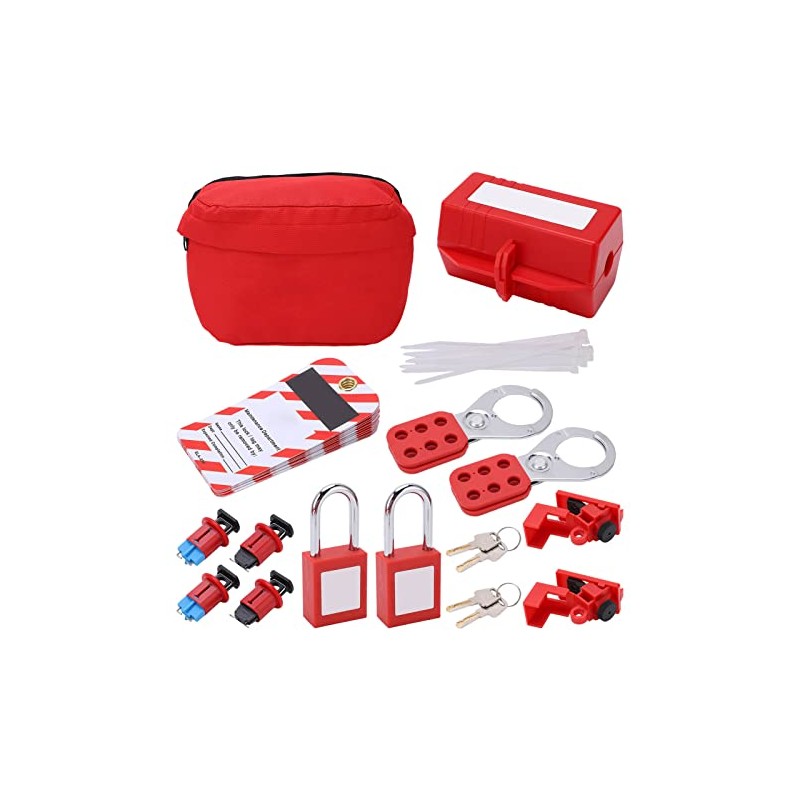 Electrical Circuit Breaker Lockout Tagout Kit, Safty Padlock Loto Tag