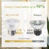 DiCUNO PAR16 LED Bulb 60W Equivalent, 6W Short Neck Spotlight