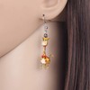 NEWEI Giraffe Gifts Cute Acrylic Giraffe Earrings for Women Girls