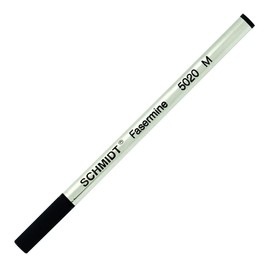 Schmidt Refill Fibre Fasermine 5020, Medium Point Pen Refill, Black (50201)