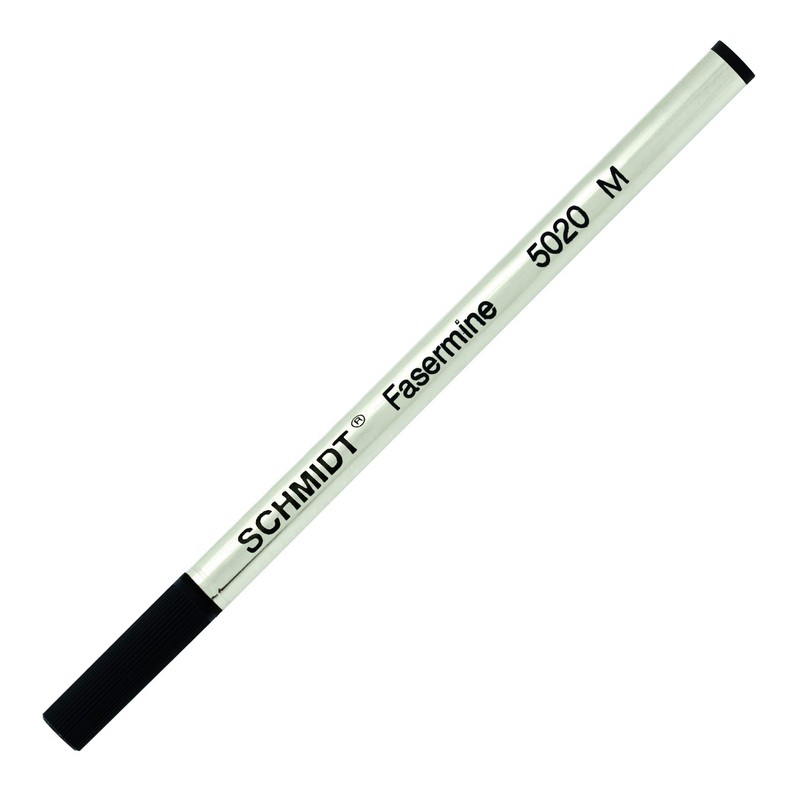 Schmidt Refill Fibre Fasermine 5020, Medium Point Pen Refill, Black