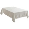 rismart Rectangle Tablecloth Table Cover Pom Pom Coffee Table Cloths