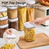 UFORU Pop Top Food Storage Container Set | 6Pcs Airtight