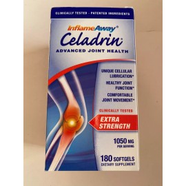 Celadrin Advanced Joint Health 1050 mg ( 180 Softgels ) Extra Strength EXP:2027