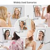 QiMH 3X Magnifying Wall Mounted Vanity Makeup Mirror | Rectangular