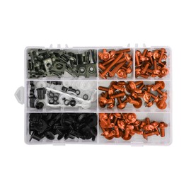 Topteng Fairing Bolts Screws Kit Fit for Yama-ha YZF R6 R1 R25 R125 R3 T-MAX MT XJR, Orange