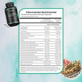 Nuboost Complejo Completo Vitamina 510 Por Cápsula Cápsulas Vitaminas B12 Suplemento Energía Salud Hecho Usa
