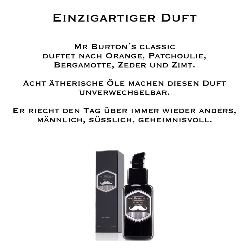 NEW - Mr. Burton´s Beard Oil - fresh - 50ml