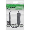 InLine® DC Cable with Switch, DC Male/Female 5.5 x 2.10