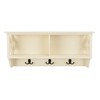 Safavieh Home Collection Freya White Hanging Storage Wall Coat Rack,