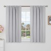 BGment 40 Inch Length Blackout Curtains for Bathroom Window -