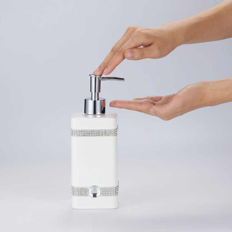 CAA'S Bathroom Accessories Set Ceramic 4 Pieces Bathroom Ensemble for