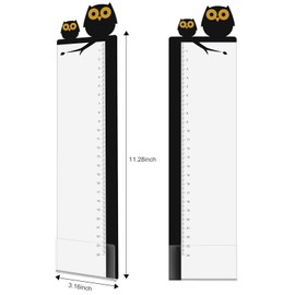 Monitor Memo Board - Multifunction Computer Monitor Memo Board Transparent Monitor Side Panel Creative Desktop Memo Board Easy to Use Suitable for Home Office Desktop 2pcs (Owl)