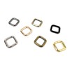 VersaKits - 15 anillos rectangulares de metal resistentes de hierro